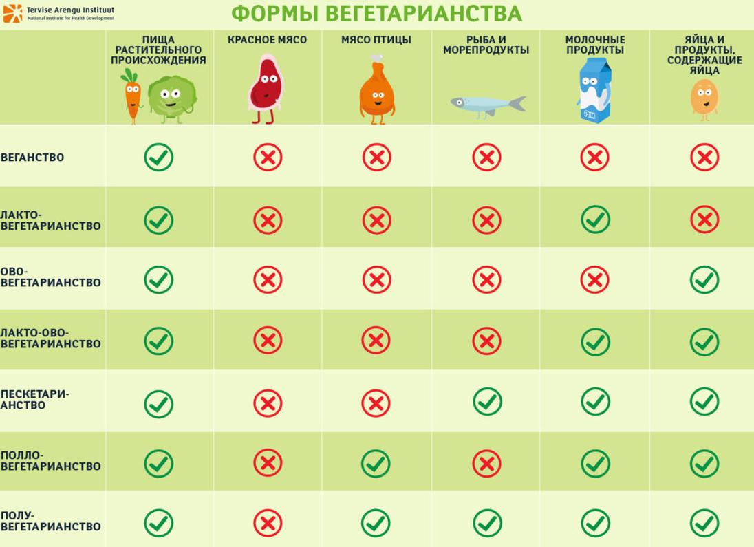 Хорошо спланированное вегетарианское питание