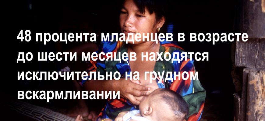 Младенец в возрасте до шести месяцев